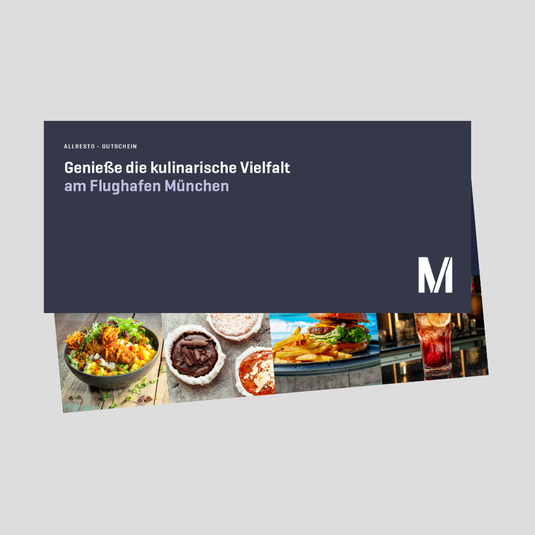 30 € Print-Gutschein für Restaurants am Flughafen